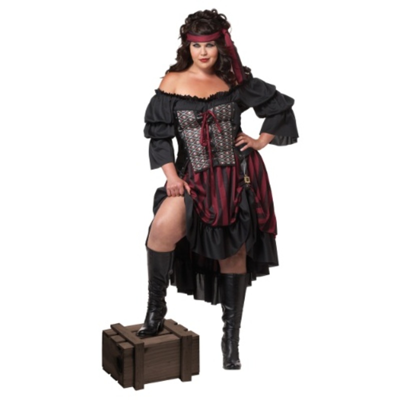 Plus Size Pirate Wench Costume 1X