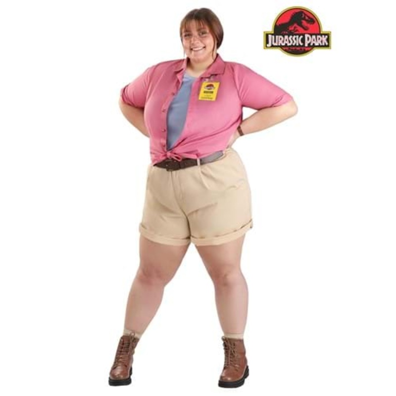 Plus Size Women's Jurassic Park Dr. Ellie Sattler Costume 1X