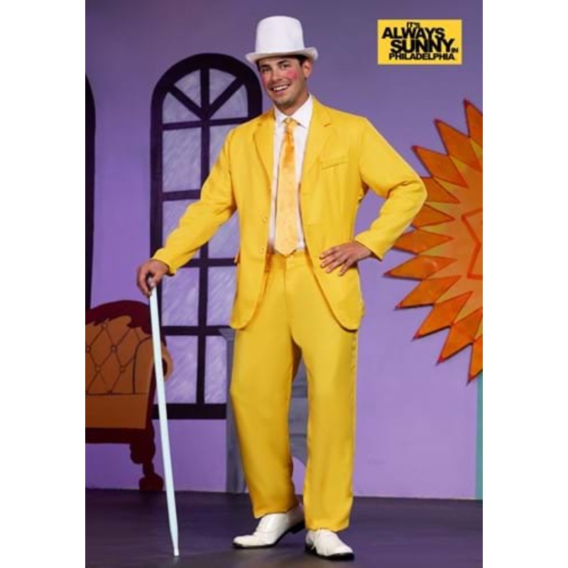 The Dayman Yellow Suit Always Sunny Costume X-Small