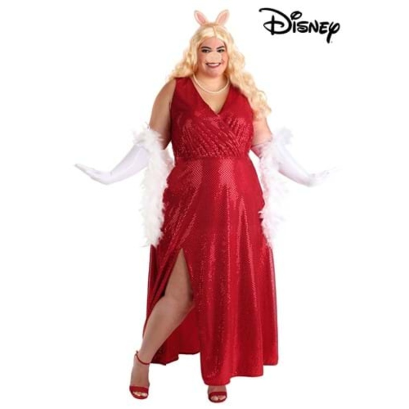 Women's Plus Size Deluxe Miss Piggy Costume 1X