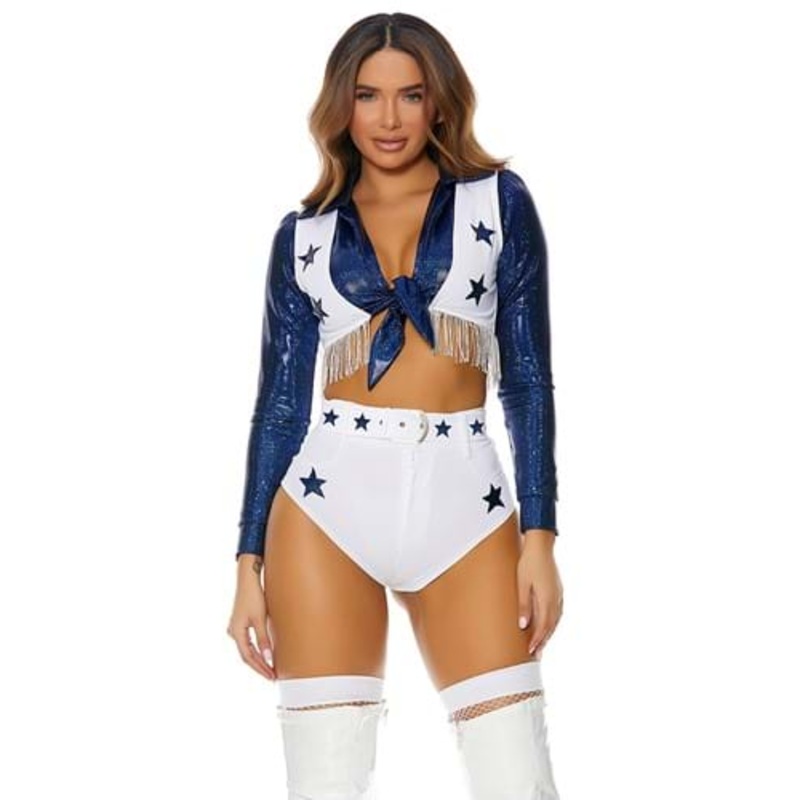 Women's Seeing Stars Cheerleader Costume X-Small/Small