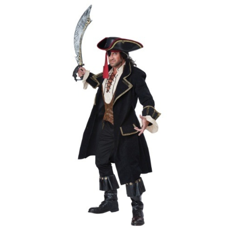 Adult Deluxe Pirate Captain Costume Medium