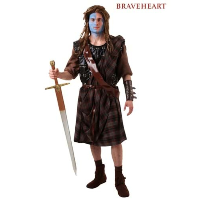 Braveheart William Wallace Costume for Men Standard