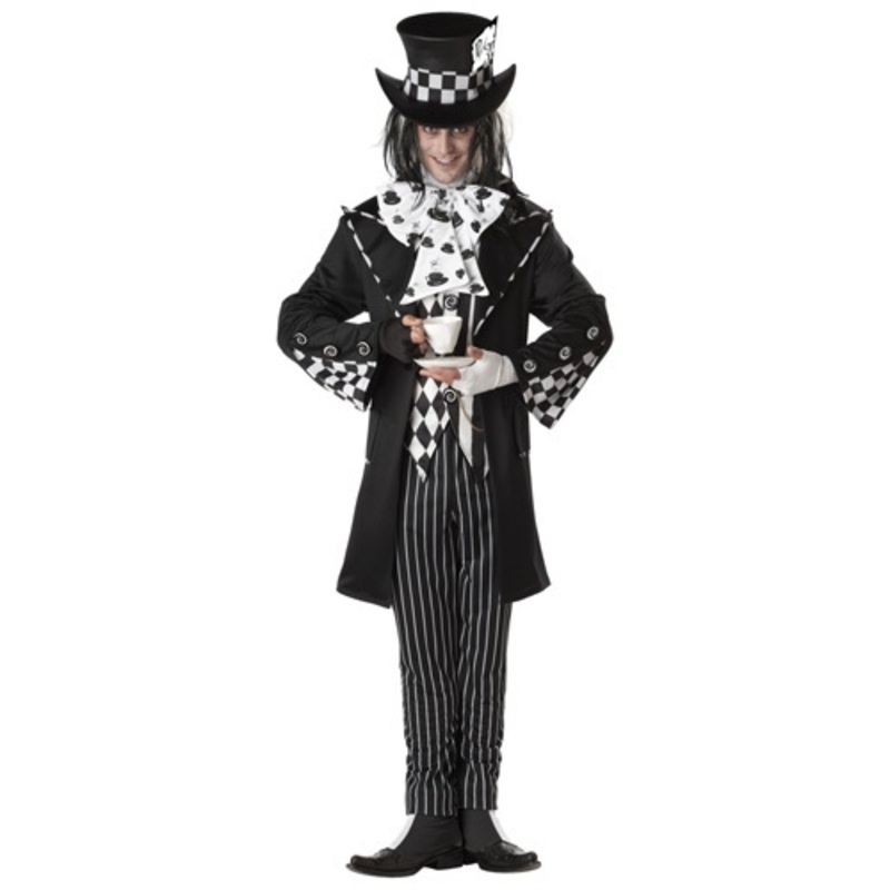 Dark Mad Hatter Costume for Men Small