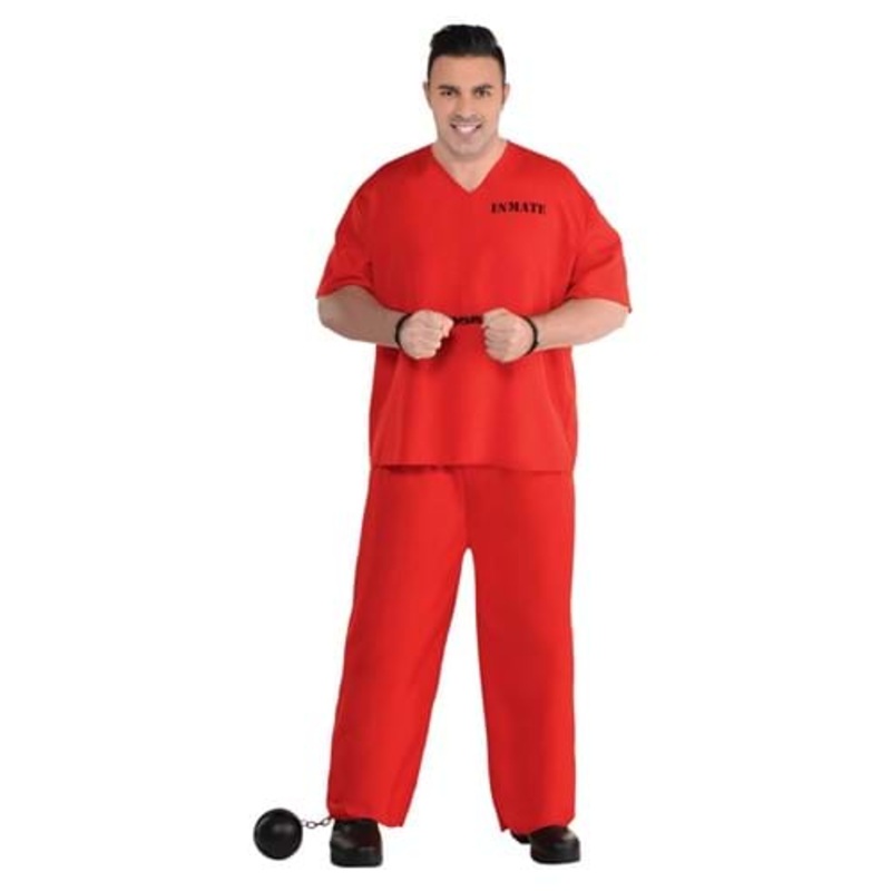 Incarcerated Uniform Adult Costume Standard