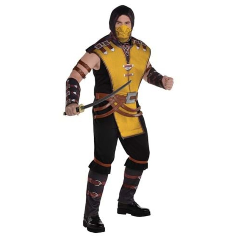 Men's Mortal Kombat Scorpion Costume Standard