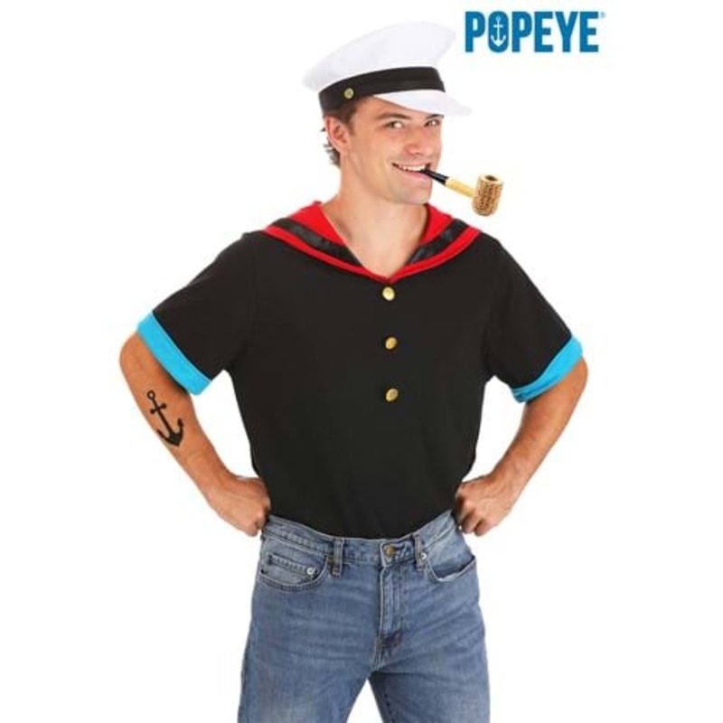 Popeye Costume Kit for Men Small