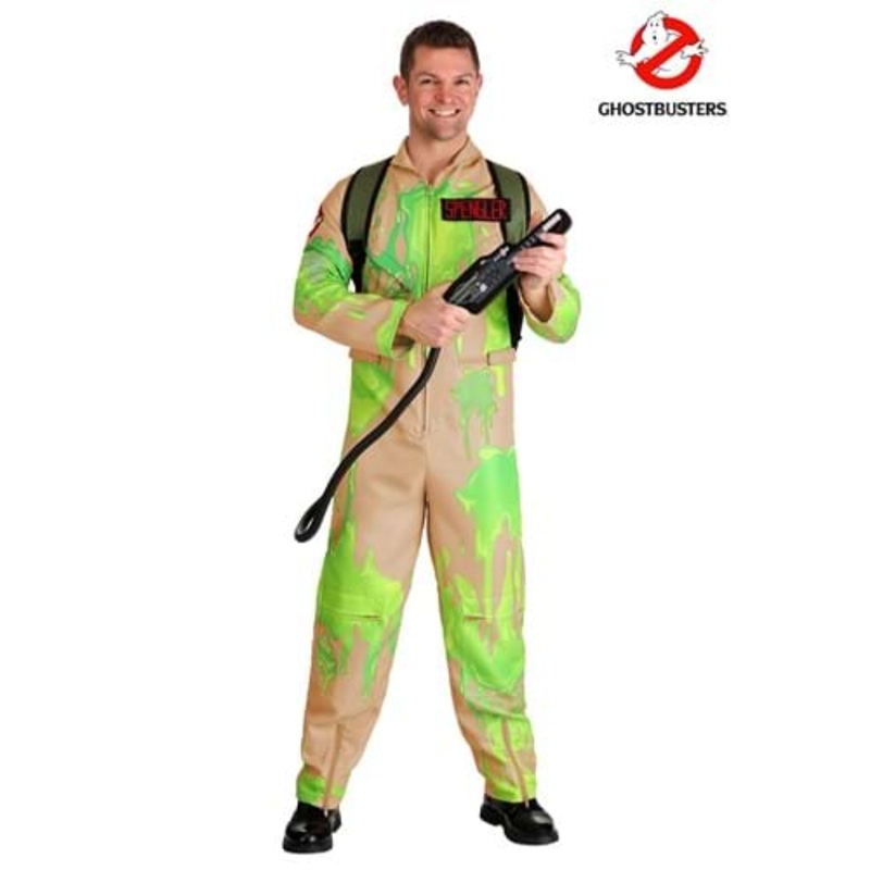 Slime-Covered Ghostbusters Costume for Adults Small
