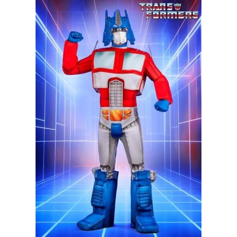 Transformers Retro Optimus Prime Costume for Adults Small