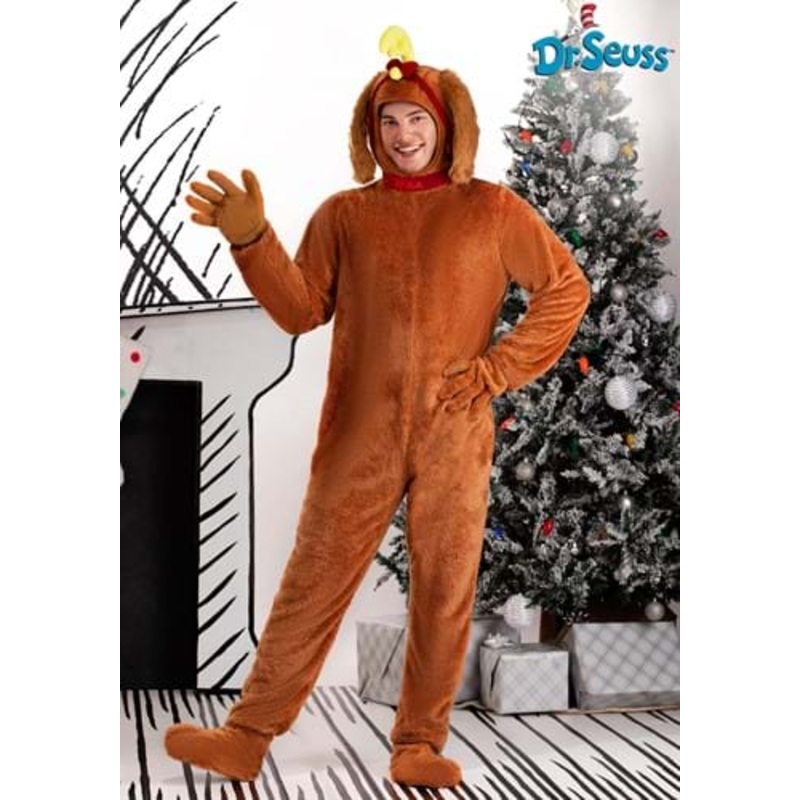 Adult Dr. Seuss The Grinch Max Costume X-Small