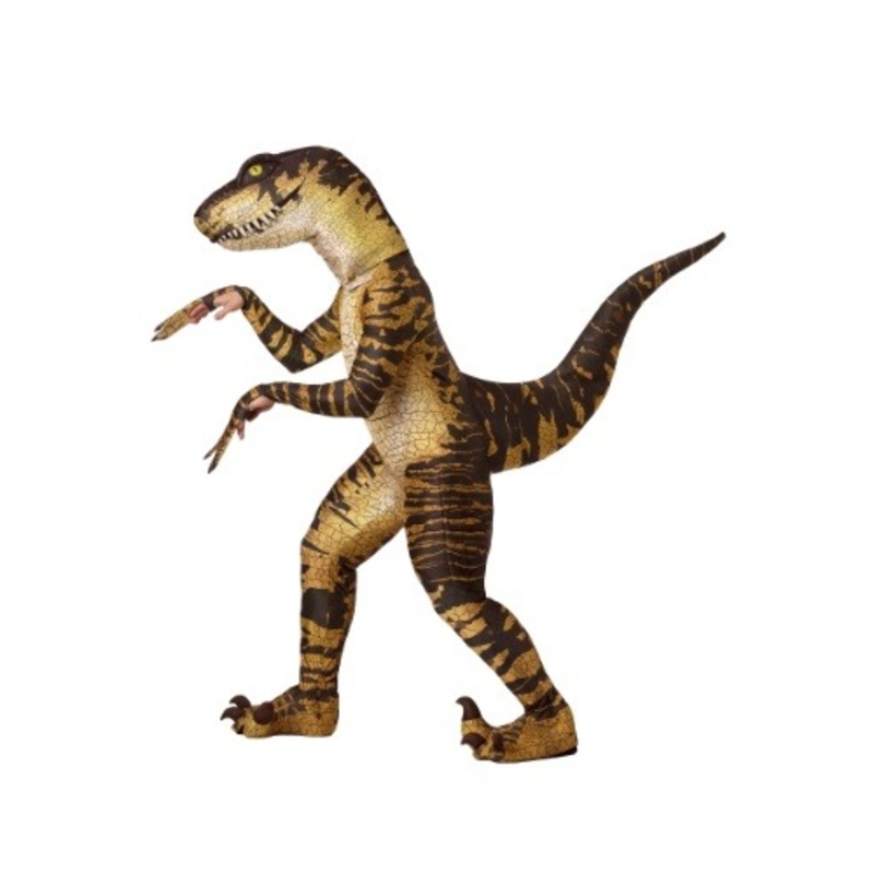 Adult Raptor Jumpsuit Costume Small