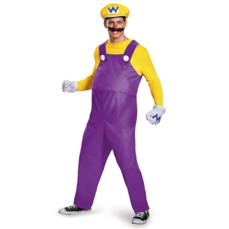 Adult Wario Deluxe Costume Medium