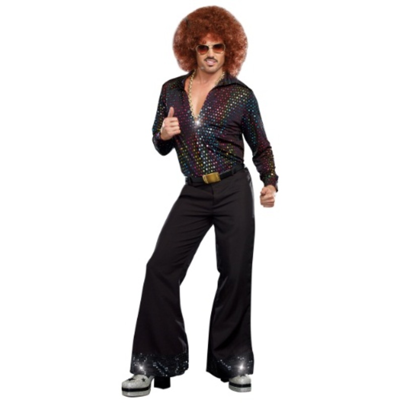 Disco Dude Plus Size Shirt Costume 2X