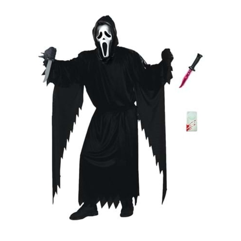 Ghost Face Costume Set for Adults X-Small