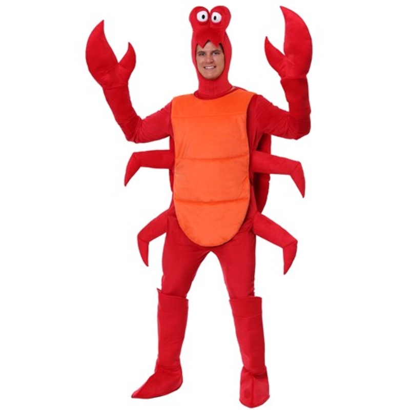 Men's Crab Costume: Plus Size 2X