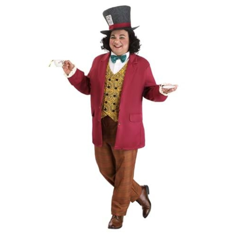 Men's Plus Size Mad Hatter Costume 2X
