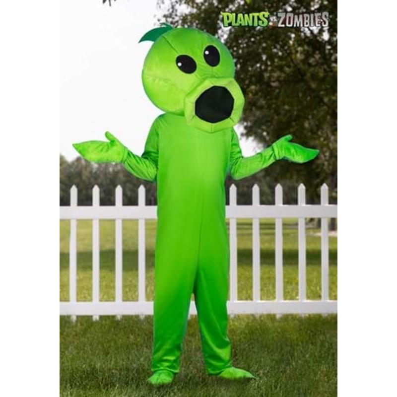 Plants Vs Zombies Peashooter Costume for Adults X-Small