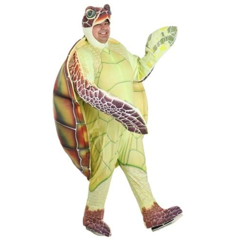 Plus Size Sea Turtle Costume for Adults 2X