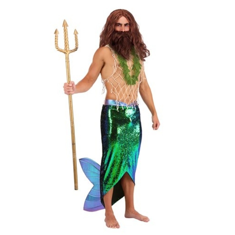Salty Merman Costume for Men Small