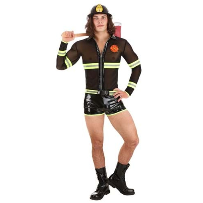Sexy Firefighter Costume for Men Small