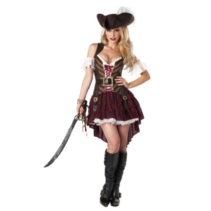 Sexy Swashbuckler Captain Costume X-Small