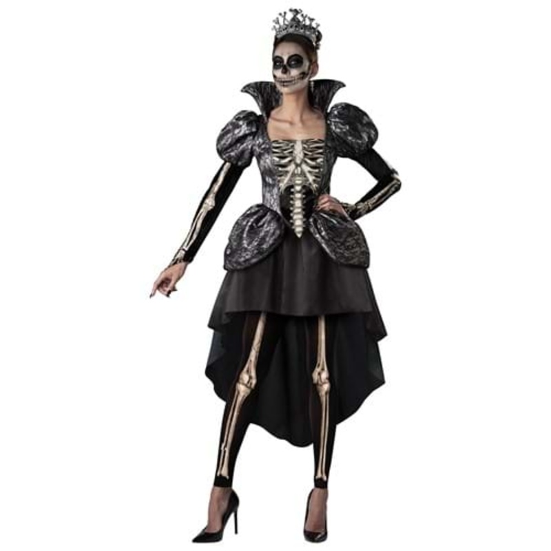 Skeleton Queen Costume for Women Small