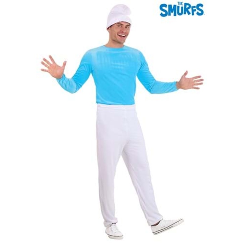 The Smurfs Adult Smurf Costume Small