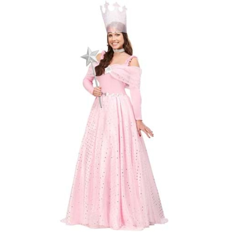 Women's Deluxe Pink Witch Dress Costume Small