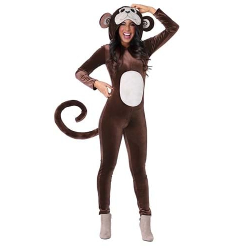 Women's Monkey Around Jumpsuit Costume X-Small