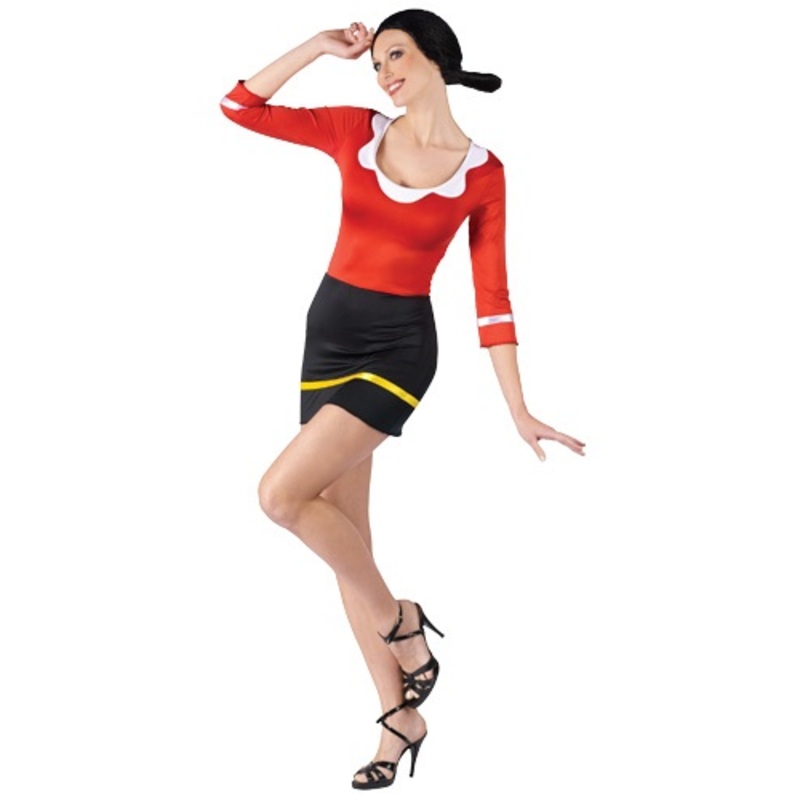 Womens Sexy Olive Oyl Costume X-Small