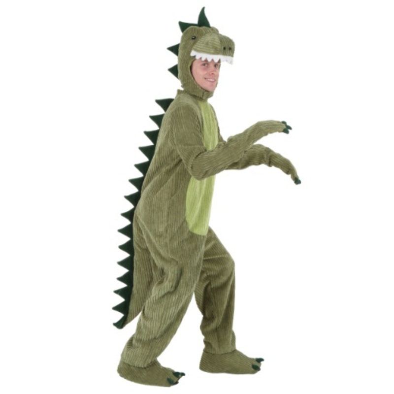 Adult Green T-Rex Costume Small