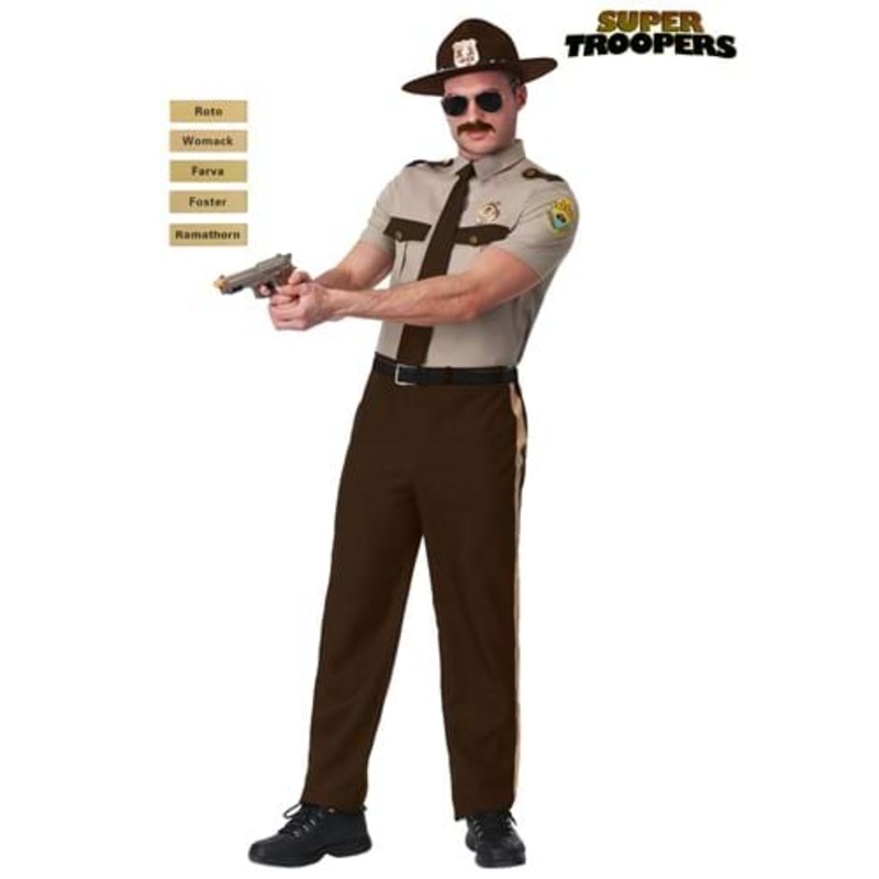 Adult Super Troopers Costume X-Small