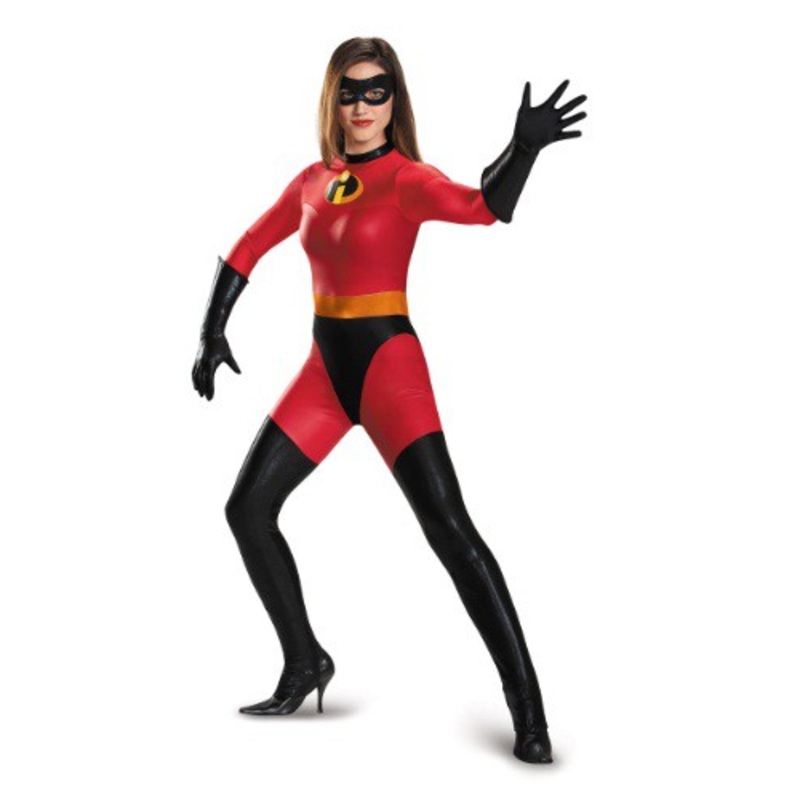 Adult Women's Mrs. Incredible Bodysuit Costume Small