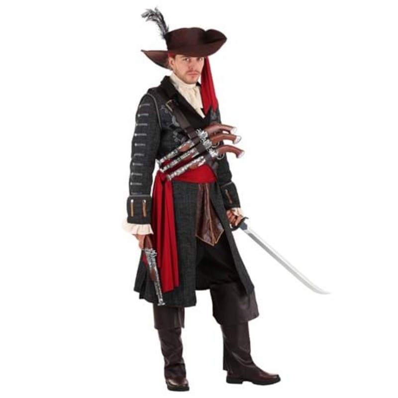 Blackbeard Costume for Men X-Small