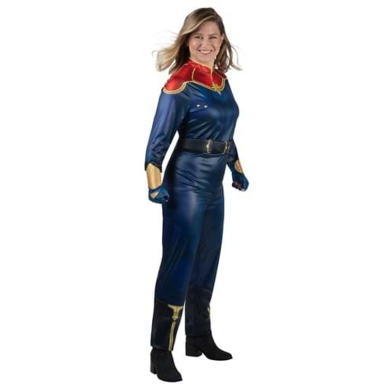 Classic Captain Marvel Costume for Women X-Small