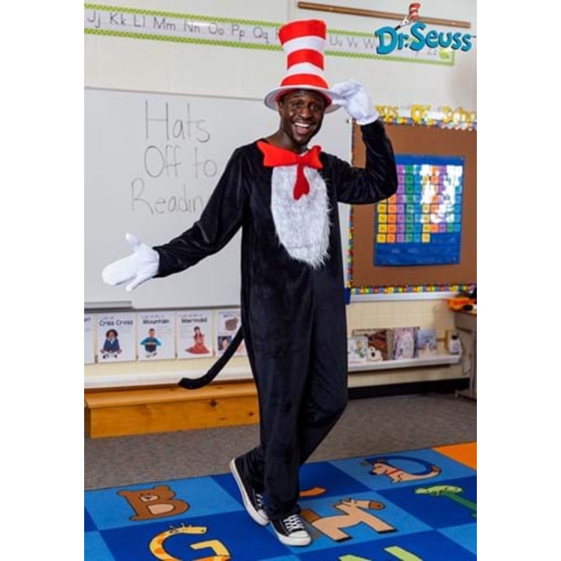Dr. Seuss Cat in the Hat Costume for Adults X-Small