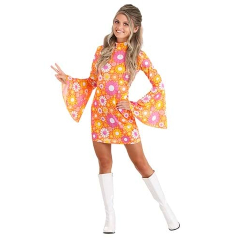 Far Out Flower Costume Dress for Women XX-Small