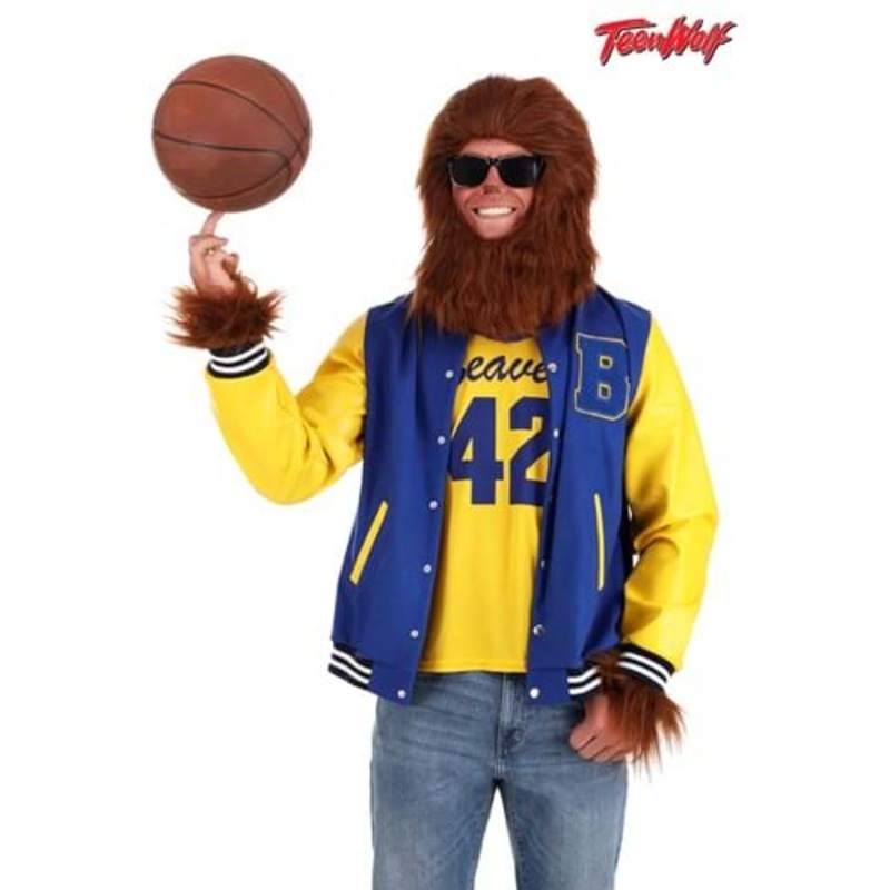 Letterman's Jacket Teen Wolf Adult Costume Small