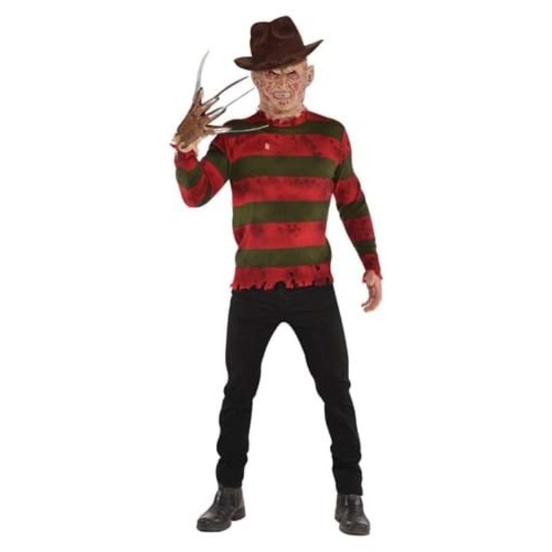 Men's Freddy Krueger Costume Sweater Small/Medium