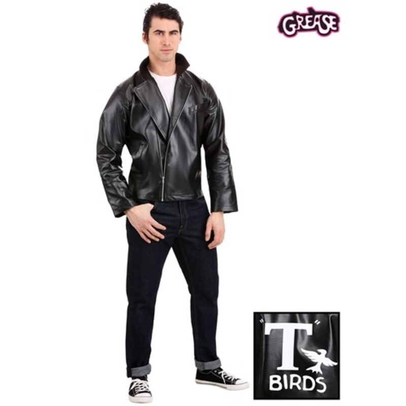 Men's Grease T-Birds Jacket Costume X-Small