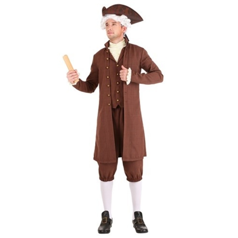 Men's John Adams Costume Small