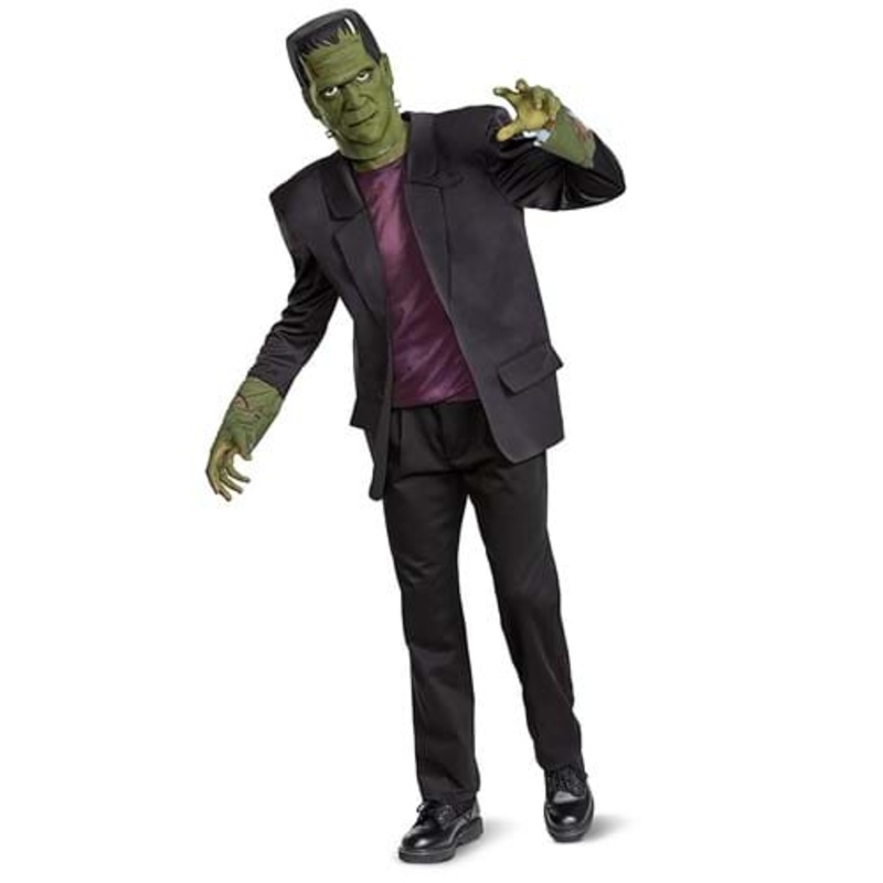 Monsters Deluxe Frankenstein Costume for Adults Large/X-Large