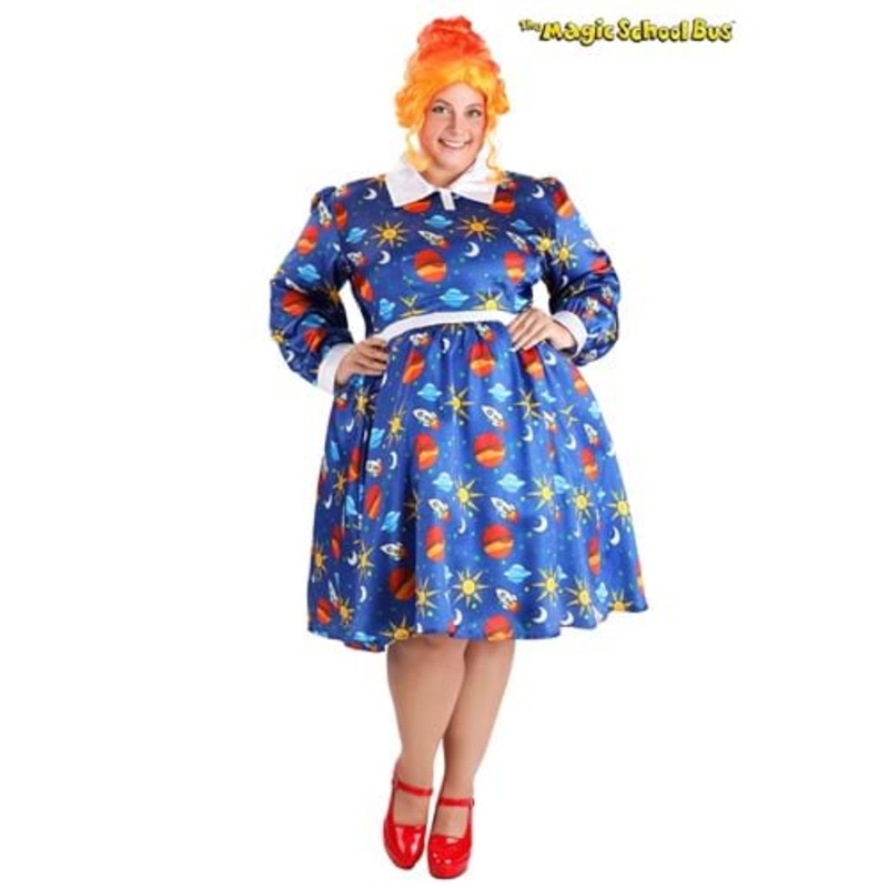 Plus Size Women's The Magic School Bus Miss Frizzle Costume 1X
