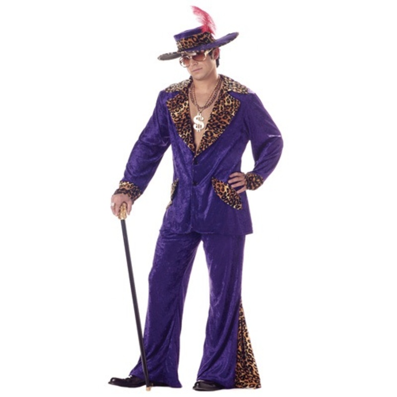 Purple Pimp Costume Medium