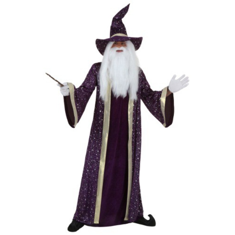 Purple Wizard Costume for Men X-Small