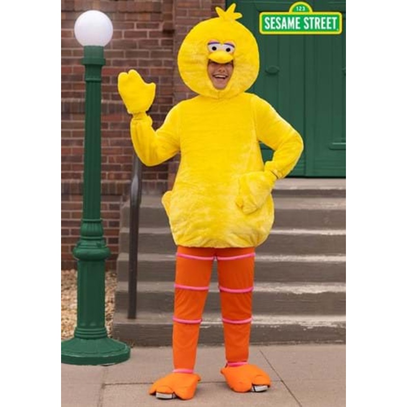 Sesame Street Big Bird Costume for Adults Medium
