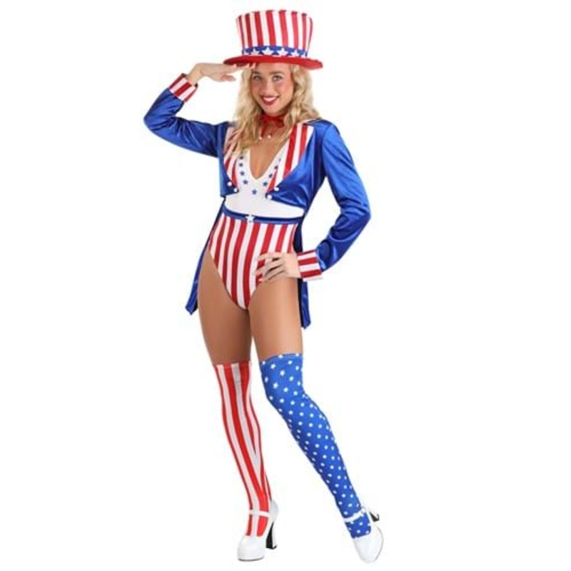 Sexy Uncle Sam Women's Costume Small