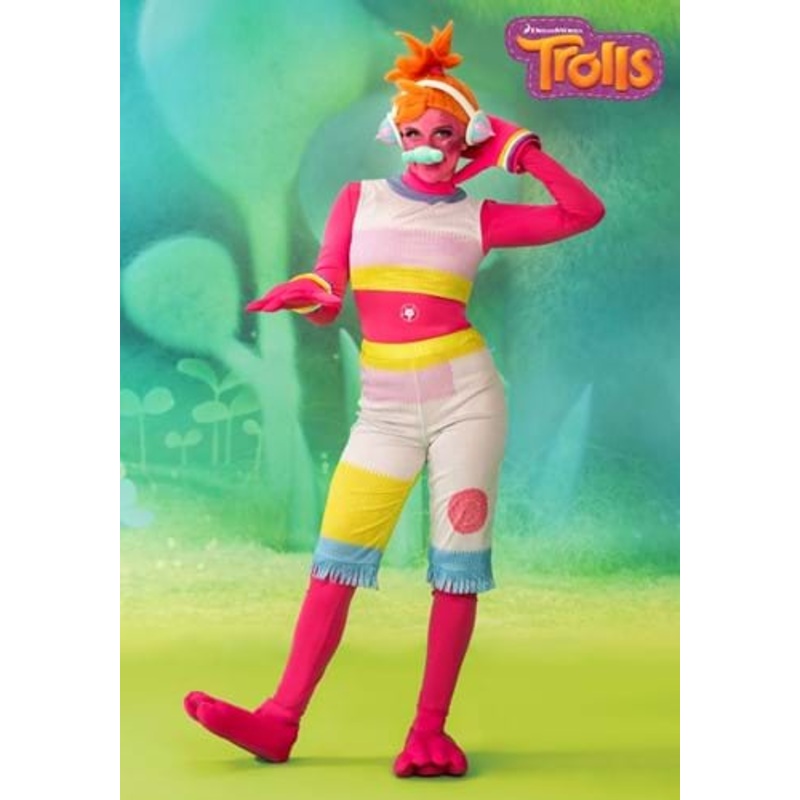 Trolls Women's DJ Suki Costume Small