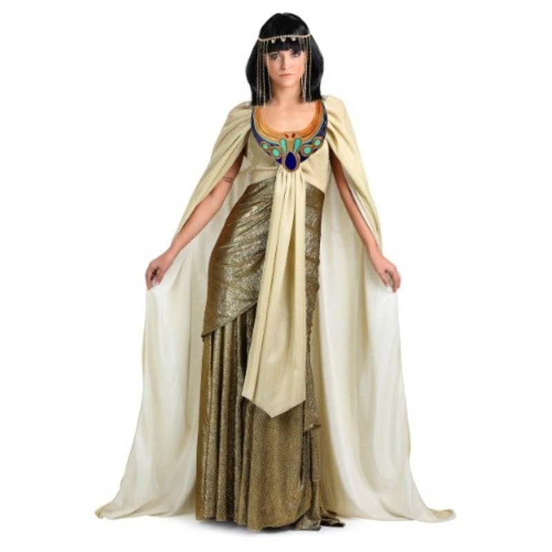 Women's Plus Size Golden Cleopatra Costume Dress 1X