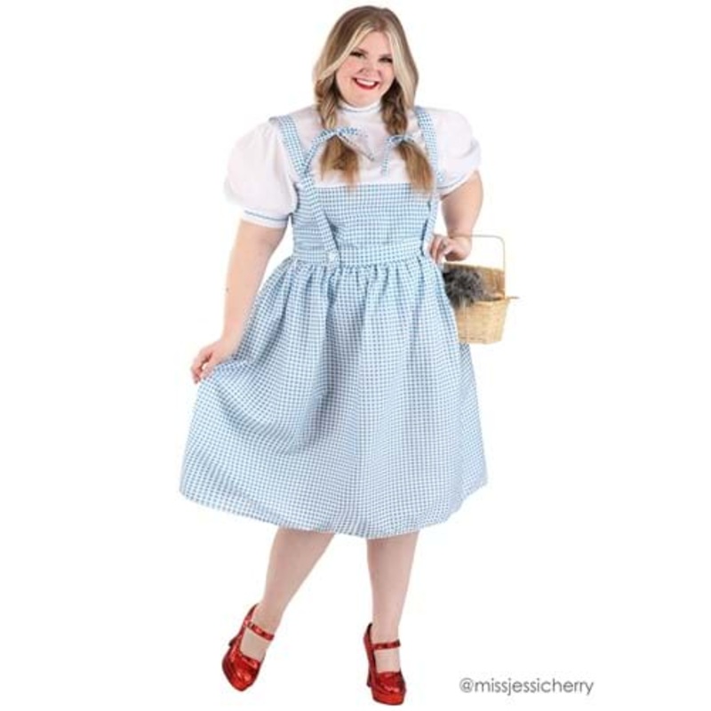 Women's Plus Size Kansas Girl Costume Dress 1X
